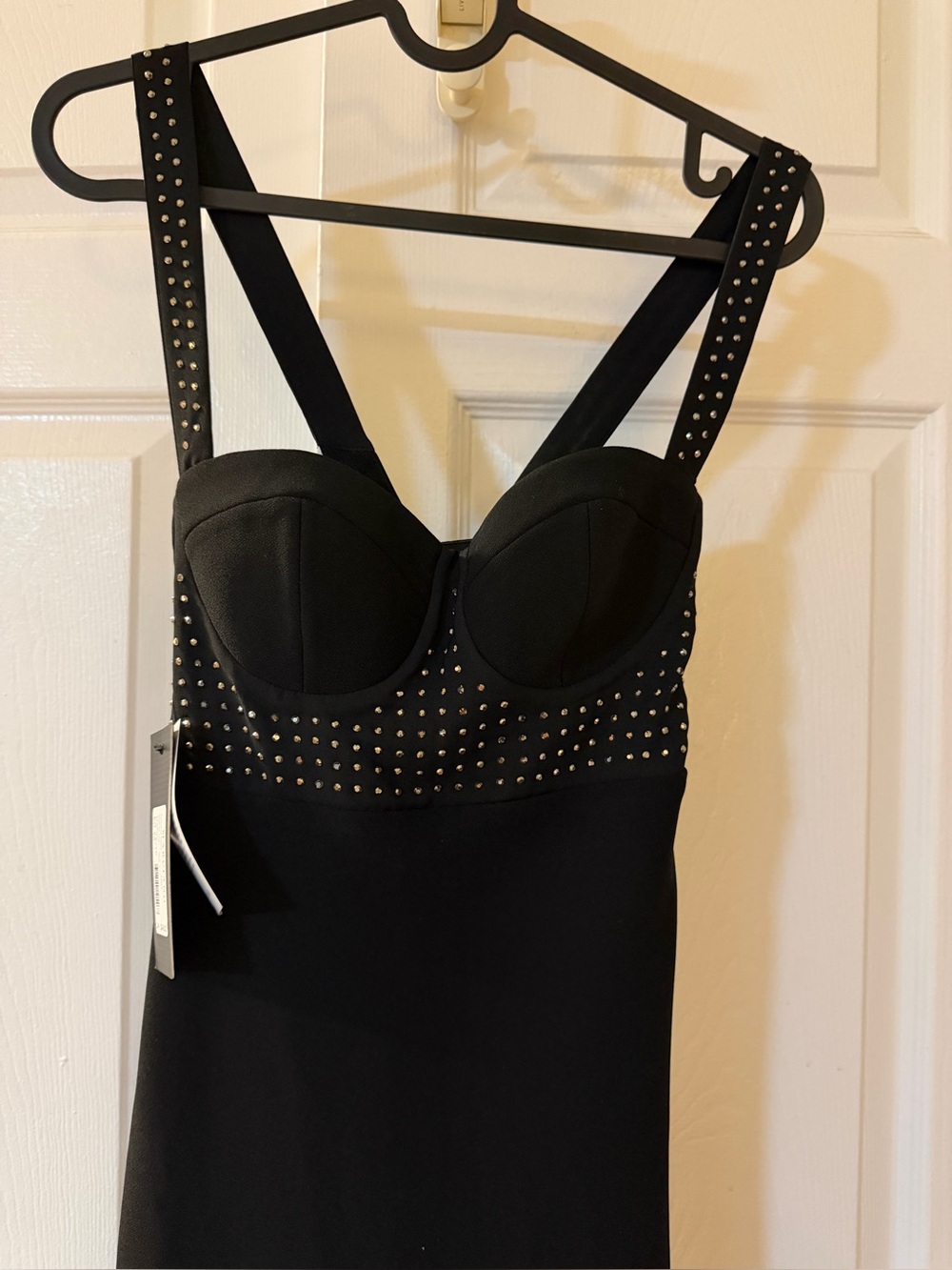 Guess Marciano Black Studded Evening Dress